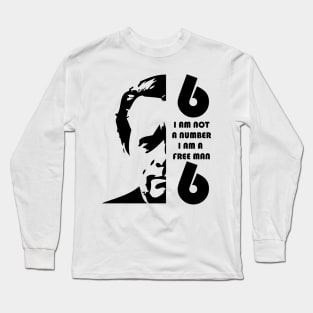 i am not a number, i am a free man Long Sleeve T-Shirt